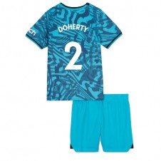 Tottenham Hotspur Matt Doherty #2 Tredjedraktsett Barn 2022-23 Kortermet (+ korte bukser)